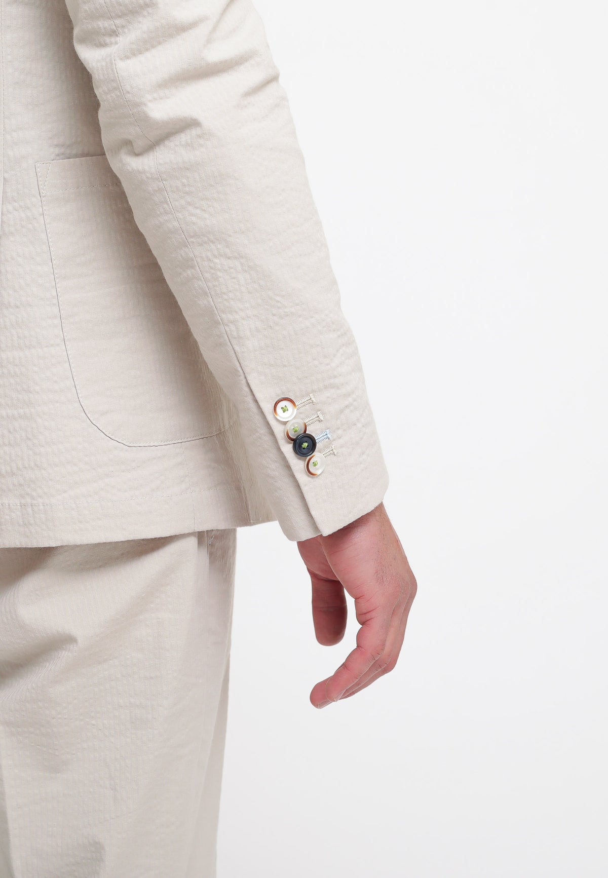 Embossed Jacket - Sand — 5
