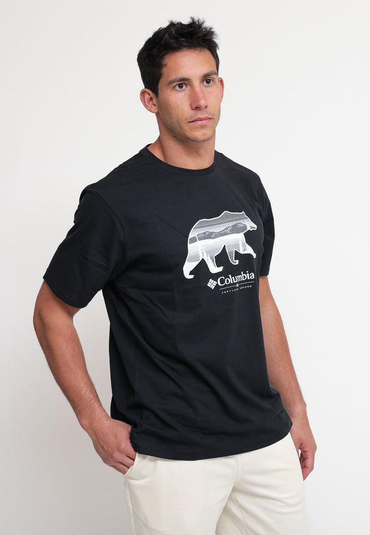 T-shirt outdoor Rockaway River - Black