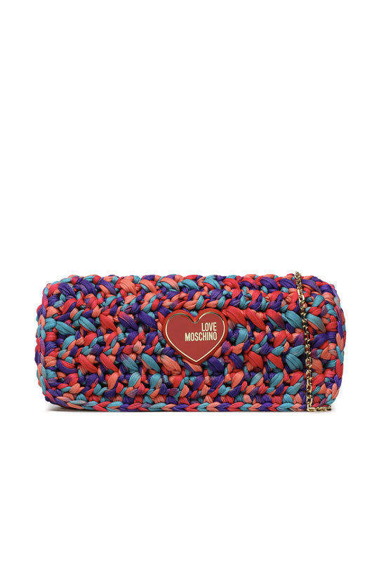 Borsa Crochet Mermaid + Pu Red