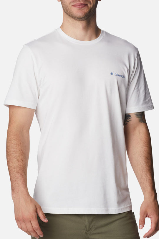 T-shirt in cotone biologico Rapid Ridge II - White