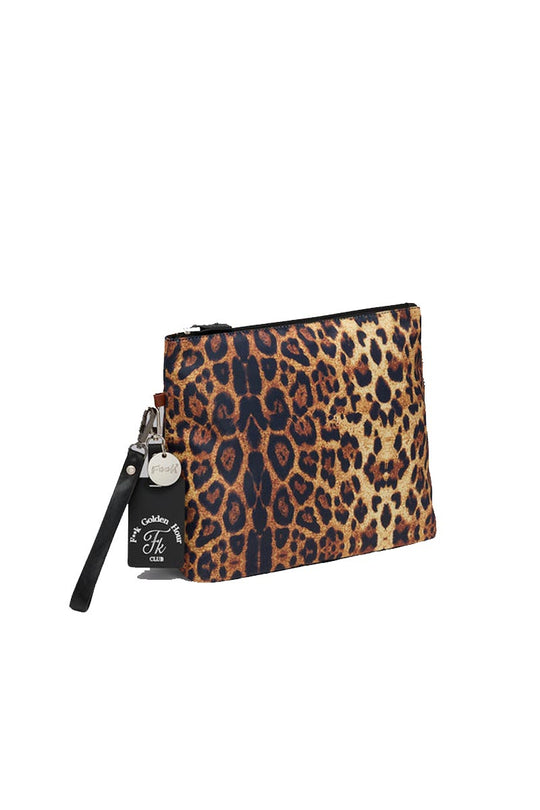 Maxi Pochette Reversibile - Maculato/Nero