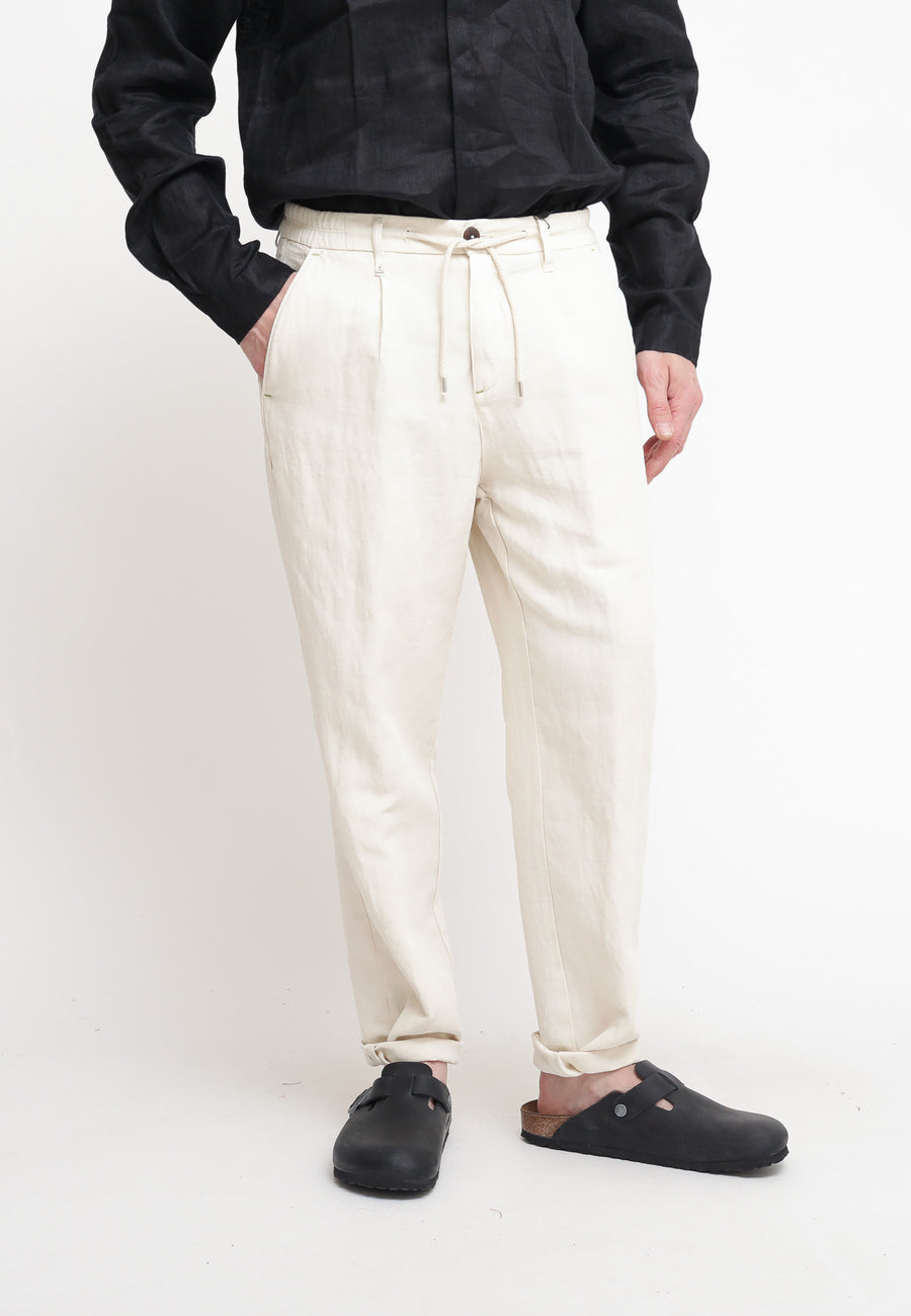Pantalaccio Misto Lino - Panna