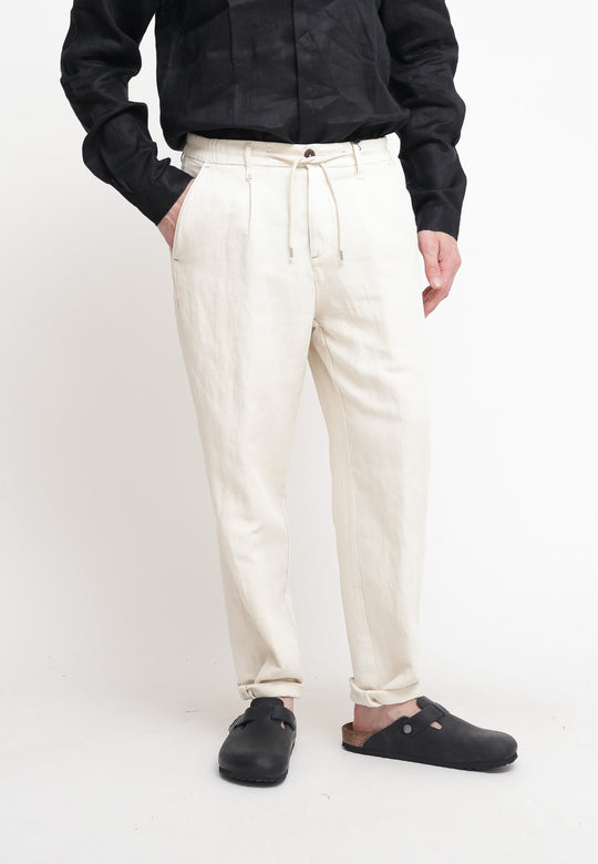 Pantalaccio Misto Lino - Panna