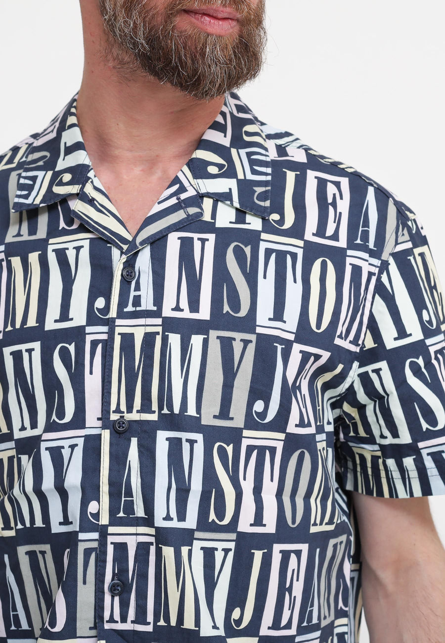 TJM Clsc Tommy AOP SS Shirt - Multicolor — 2