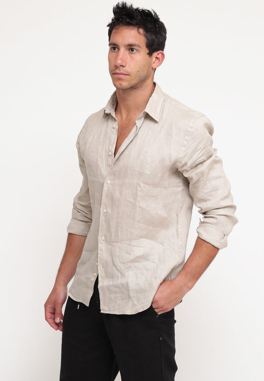 Camicia Lino - Sabbia