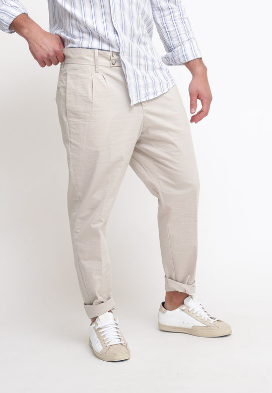 Pantalone Goffrato - Sabbia