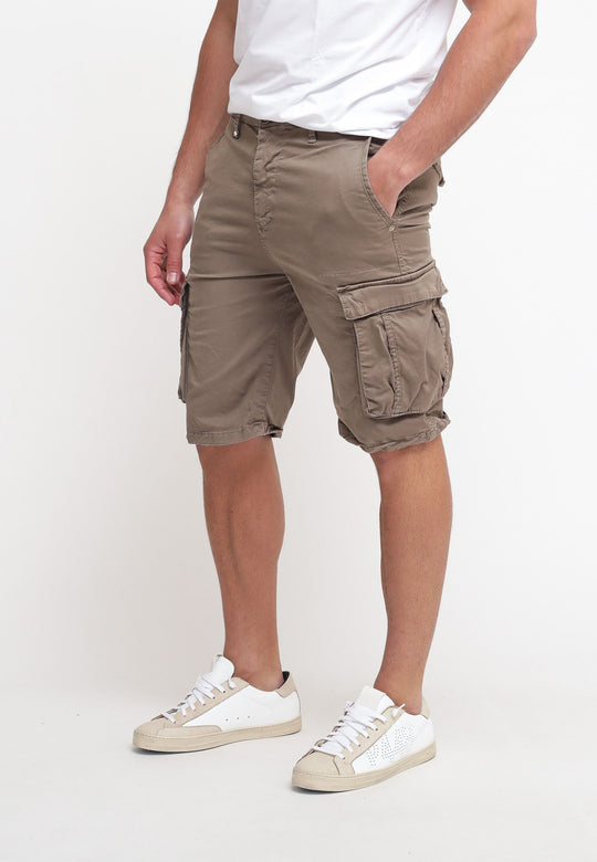 Bermuda Cargo Regular - Fango Estivo