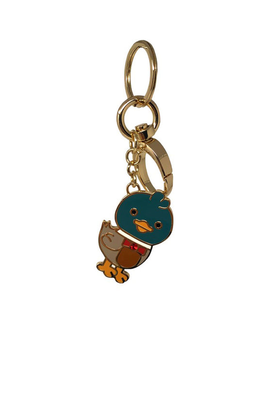 Key Ring Duck - Brass Gold