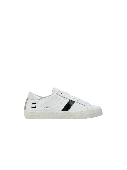 Hill Low Vintage Calf White-Black