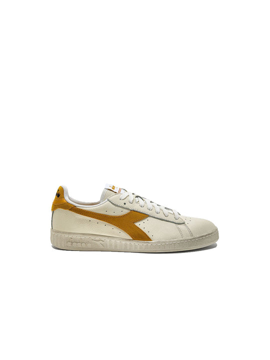 Game L Low Waxed Suede Pop - White/Calendula