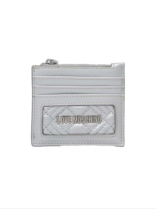 Portafoglio Quilted Pu - Argento