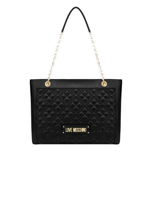 Borsa Quilted Pu - Nero