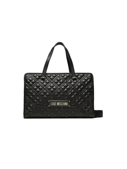 Borsa Quilted Pu - Nero