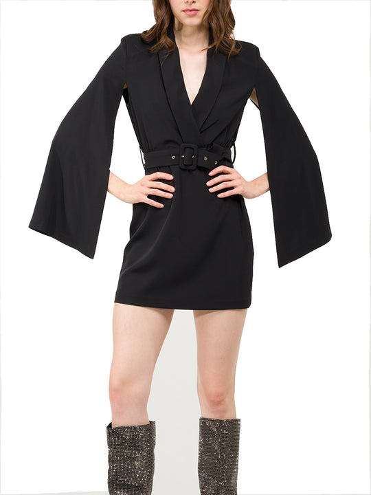 Abito Giacca Manica Aperta - Nero