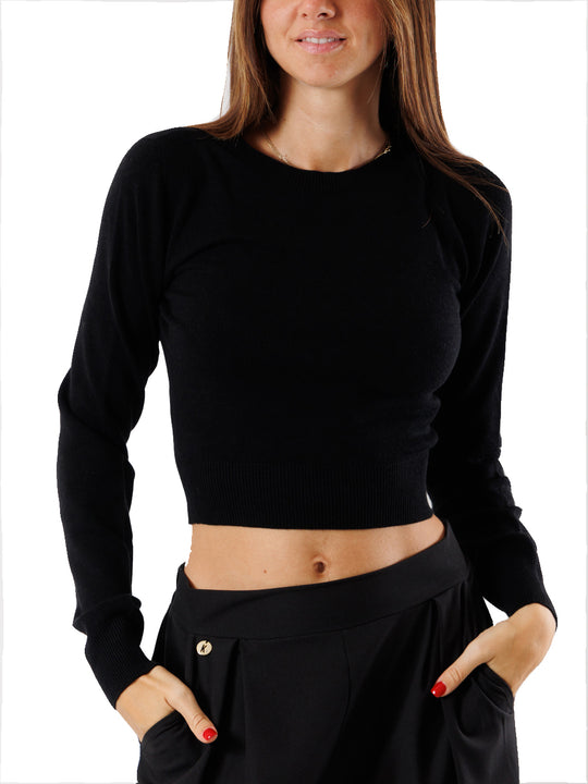 Girocollo Corto - Nero