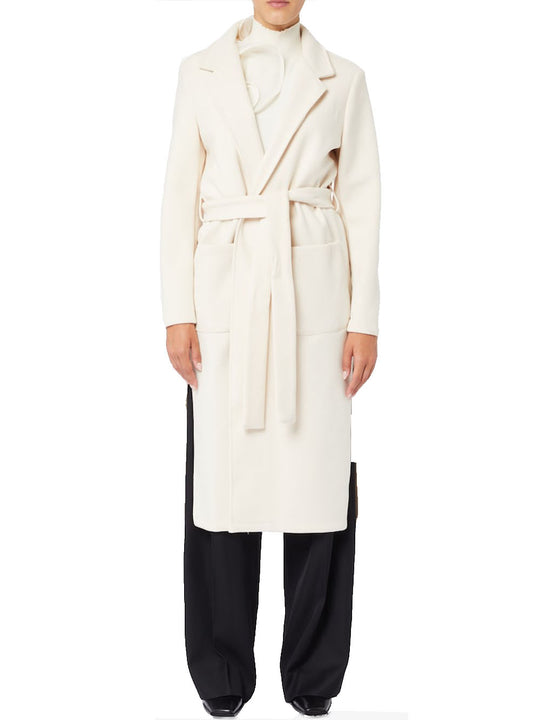 Cappotto Tasche + Cintura - Lana