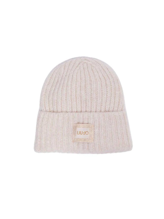 Cappello Maglia TAG - Bianco Lana