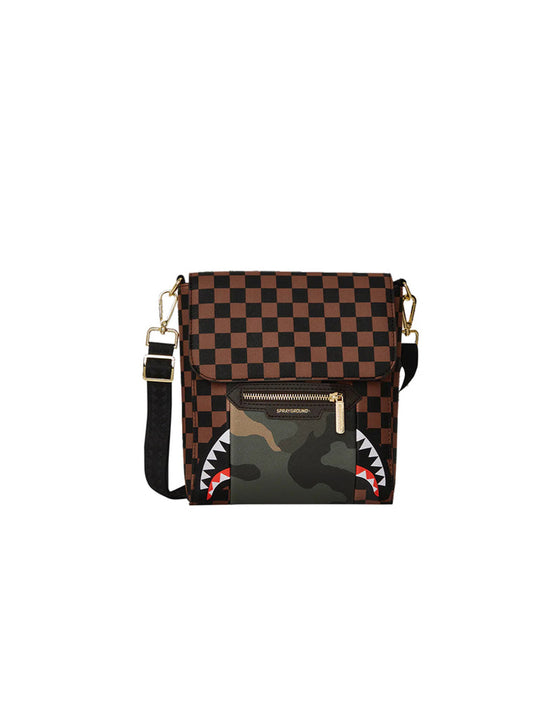 Sip Whit Camo Accent Messenger Sling - Multicolor