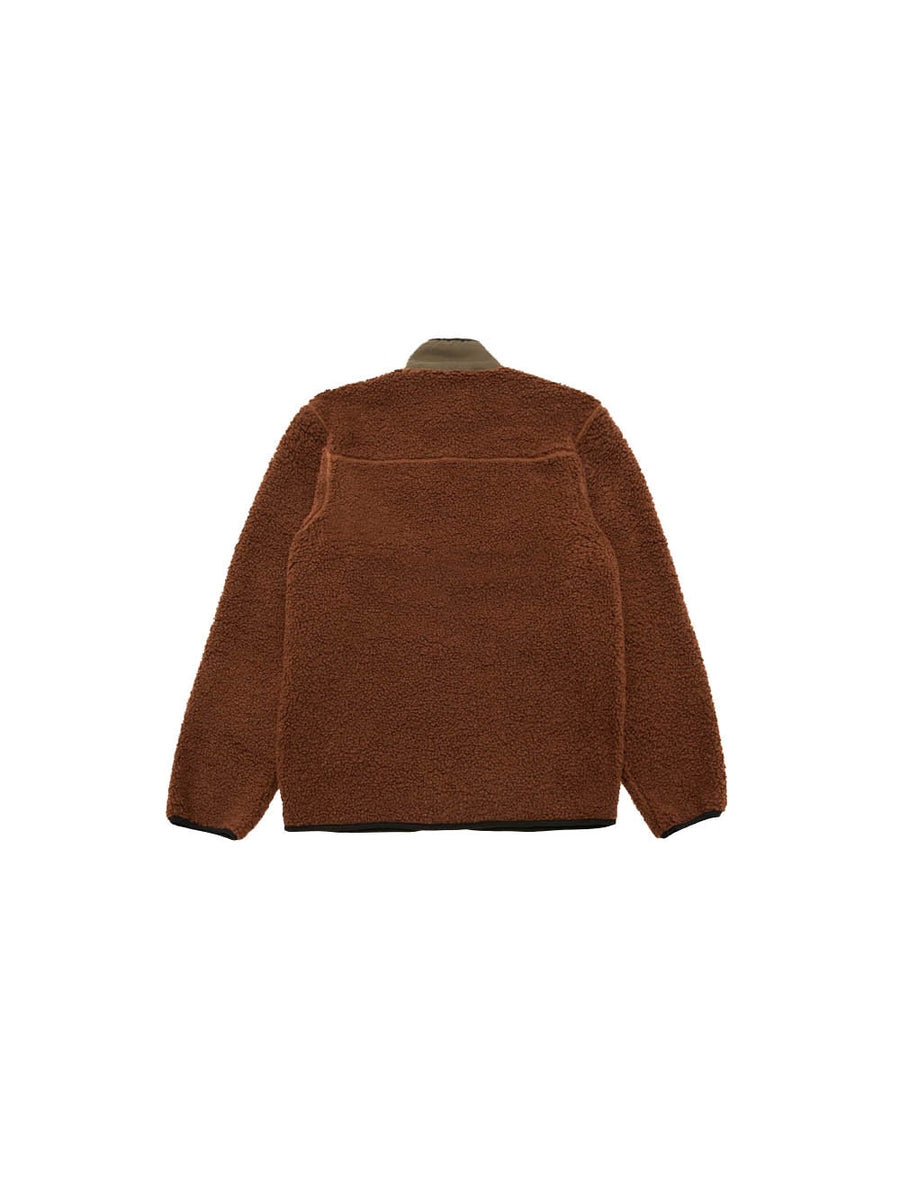 Full Zip Sherpa - Brown — 2