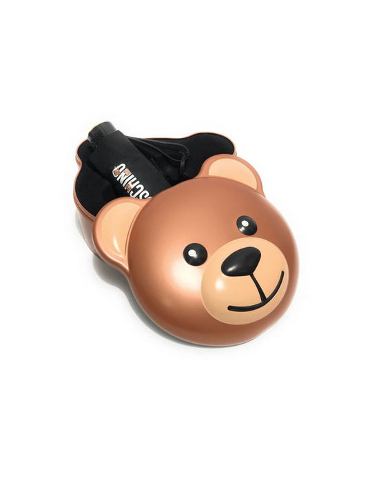 Ombrello Moschino Supermini ''Bear Logo Box'' - Nero