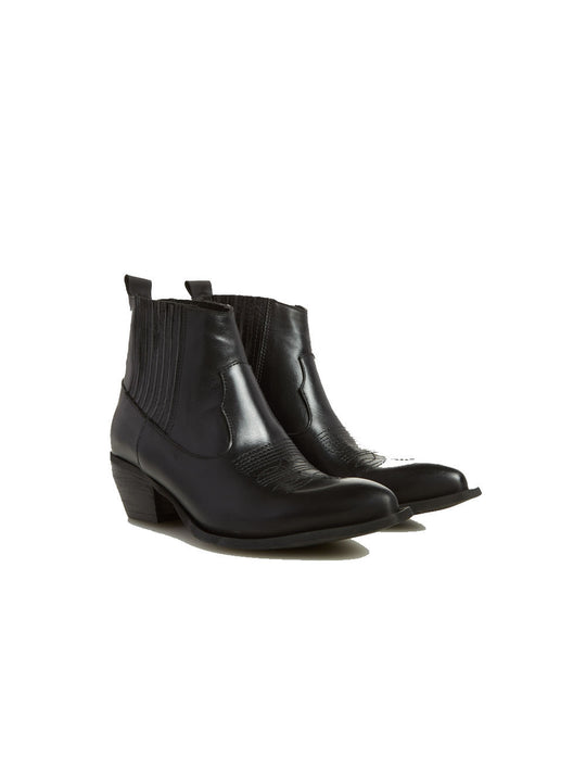 Texanino In Pelle - Nero