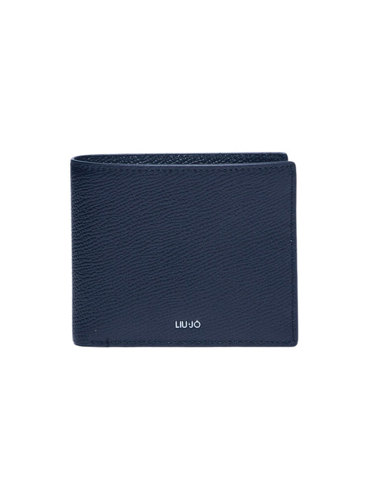 Portafoglio In Vera Pelle Edgecoin - Denim