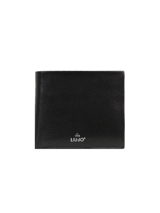 Portafoglio Vera Pelle Nappacoin - Black