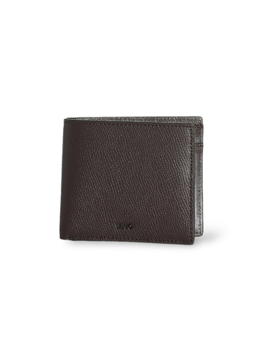 Portafoglio Vera Pelle Edgecoin - Dark Brown