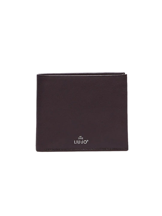 Portafoglio In Vera Pelle Nappacoin - Dark Brown