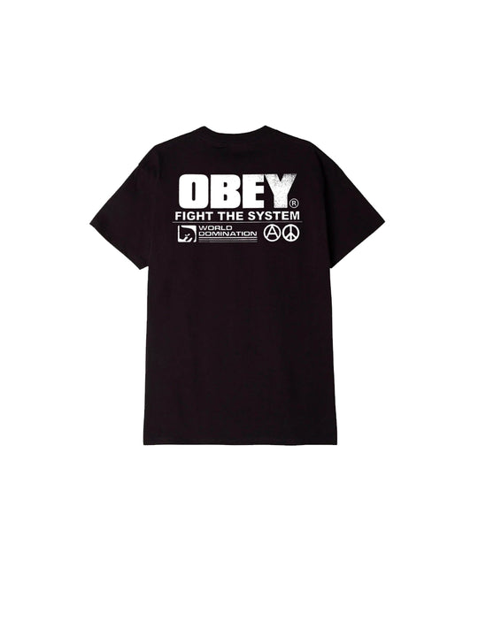 Obey Fight The System Classic Tee - Black