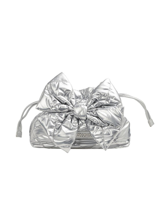 Borsa PL Fiocco - Argento Laminato