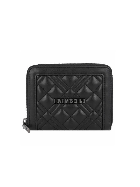 Portafoglio Quilted Pu - Nero/Galvanica Canna di Fucile