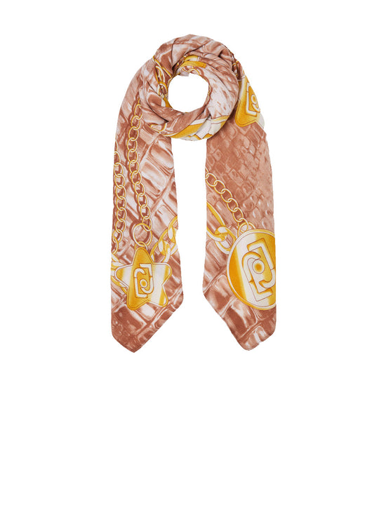 Foulard Sweet Charm 120x120 - Naturale