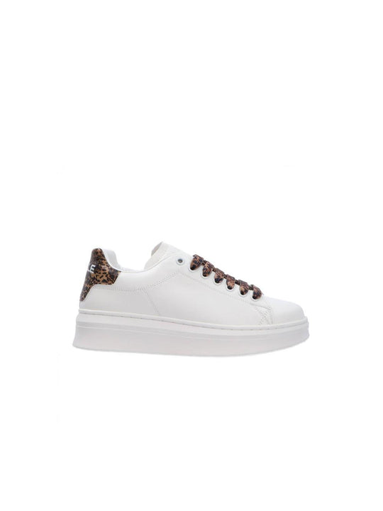 Sneakers Addict In Ecopelle Con Stampa Multicolor - Maculato Beige