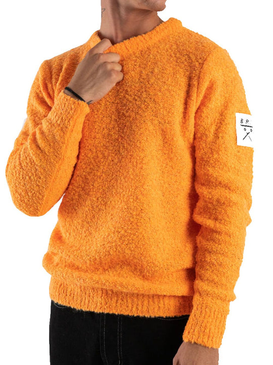 Berna M Girocollo Rasato Rov. - Arancio