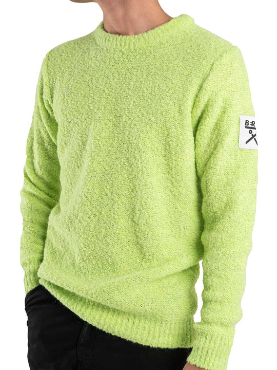 Berna M Girocollo Rasato Rov. - Verdino