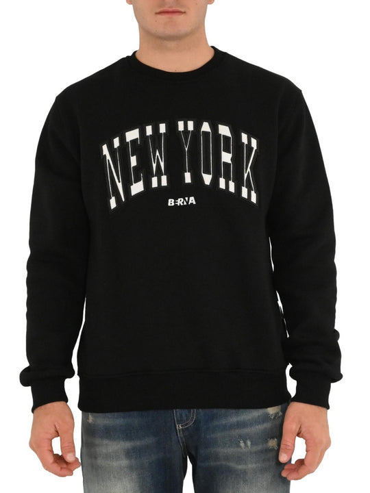 Berna M Girocollo In Policot Garzata - Nero