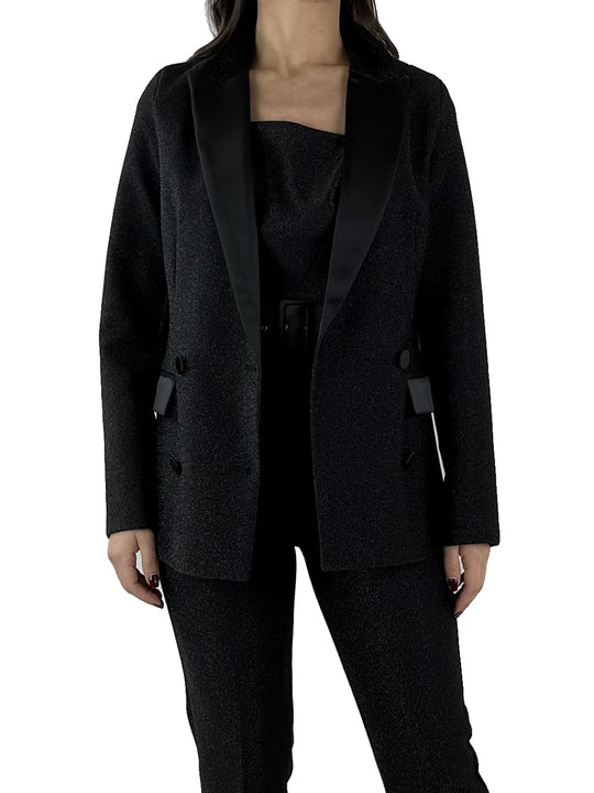 Giacca Lurex - Nero