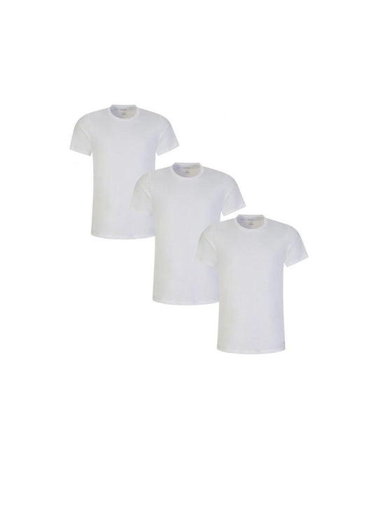 S/s Crew Necl 3pk - White