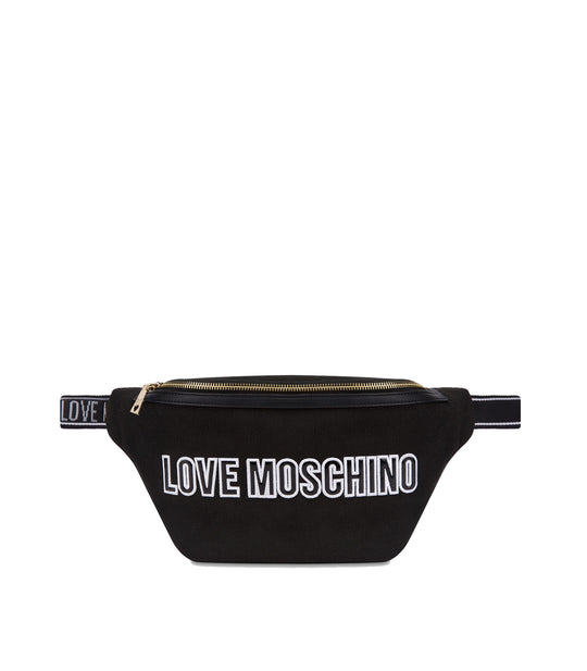 Borsa Canvas + Pu Mix - Nero