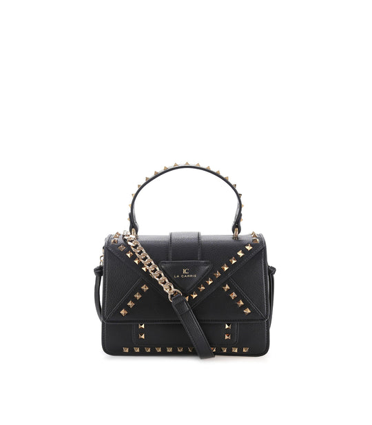 Cross Handle Bag Bottalato - Black
