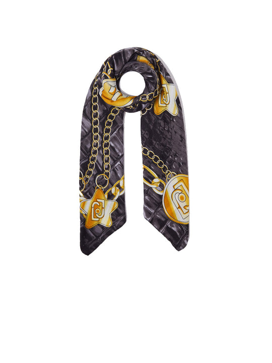 Foulard Sweet Charm 120x120 - Nero