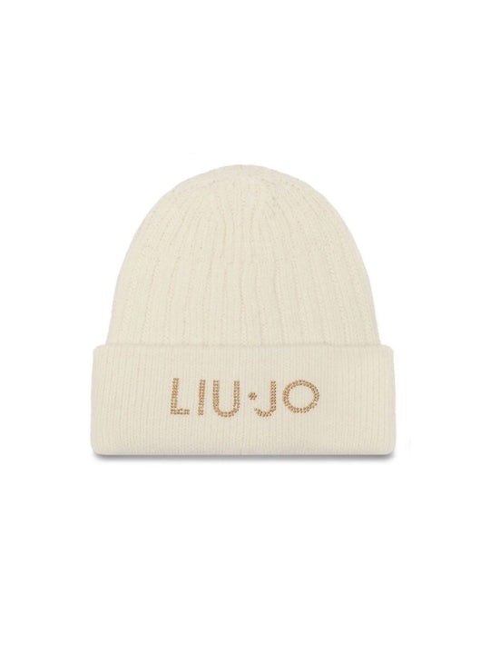 Cappello Milana Borchie - Bianco Lana