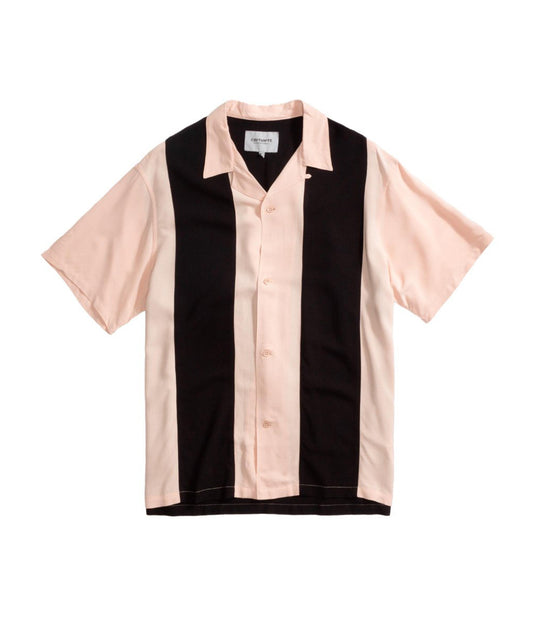 S/S Lane Shirt - Powdery/Black
