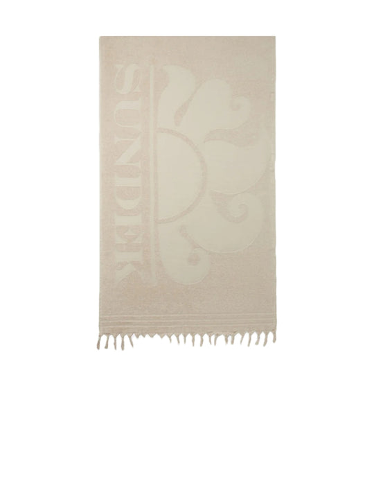 New Classic Telo Mare Jacquard Con Logo - Mangrove