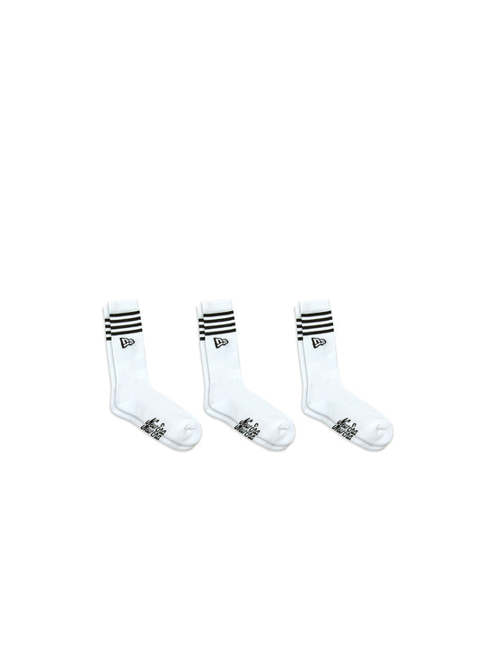 Confezione da 3 paia di calze New Era - Bianco