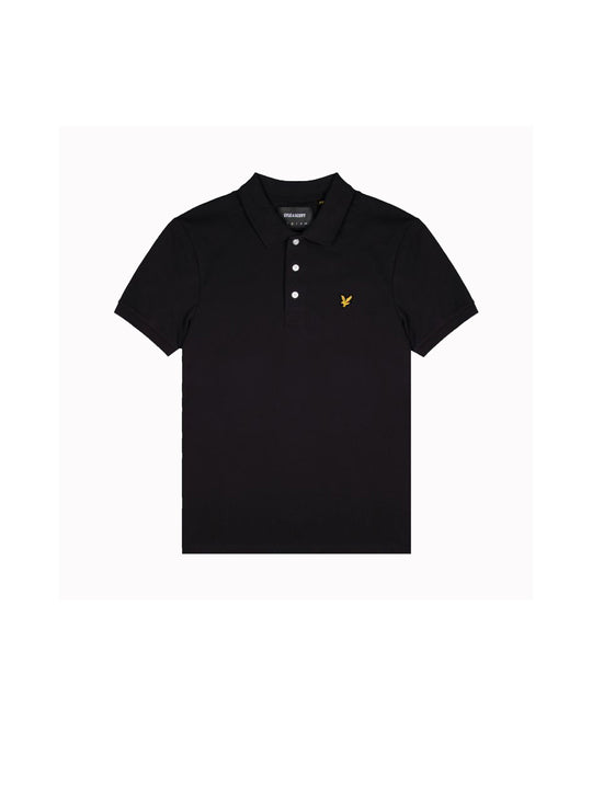 Plain Polo Shirt - Jet Black
