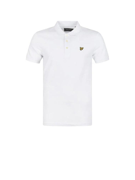 Plain Polo Shirt - White