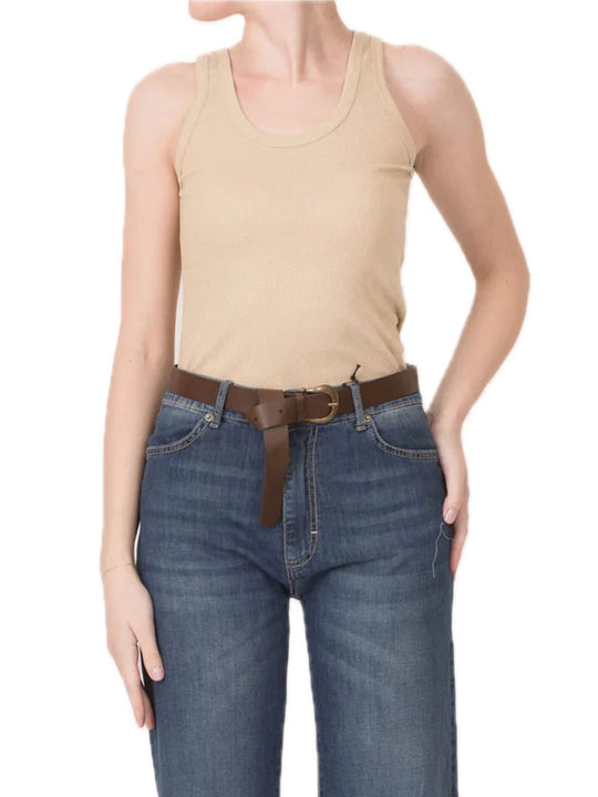 Canotta Doppio Scollo - Oro