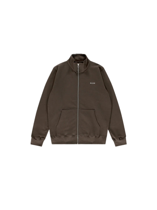 Felpa Collo In Piedi + Zip - Antracite